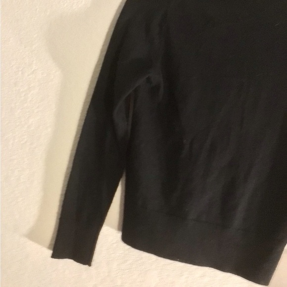 Kate Spade Wool Blend Black Rhinestone Broach Embellished Cardigan Sweater XXS - Picture 9 of 11